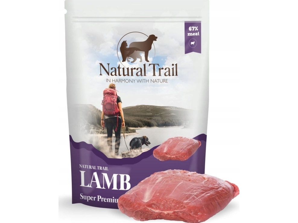 Natural Trail Natural Trail Dog Lamb Saszetka 500G