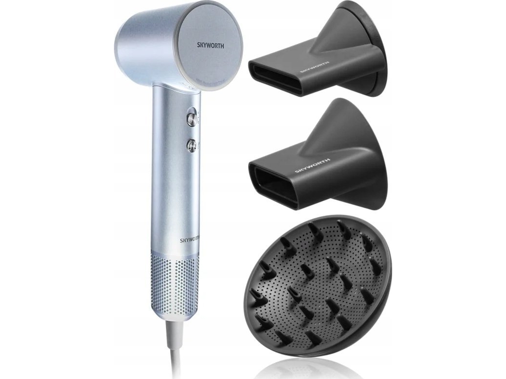Skyworth Ultrasonic Hair Dryer Silver