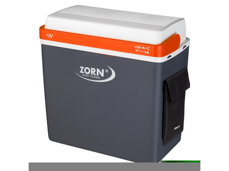ZORN 21L Elektrisk kylbox 12V med USB A+C | Bilvård & Biltillbehör - Bilens Interiörutrustning - Kylboxar | GameStuff
