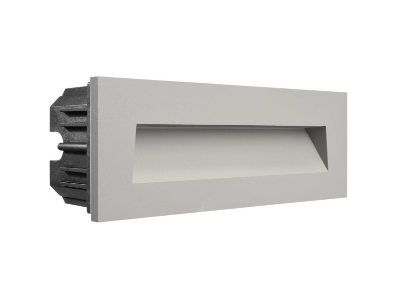 Deko Light 930474 Gråt skråt dæksel til Light Base III Outdoor Aluminium (L x B x H) 250 x 90 x 24 mm 1 stk