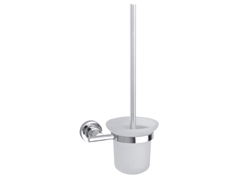 Tesa 40289, Wc-Bürste & Halter, Chrom, Weiß, Metall, Metall, 160 Mm, 385 Mm