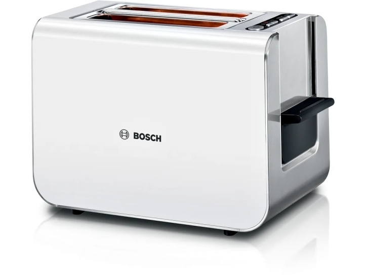 Bosch TAT8611N, 2 skive(r), Hvid, Kvartsglas, Rustfrit stål, Niveau, LED, 860 W