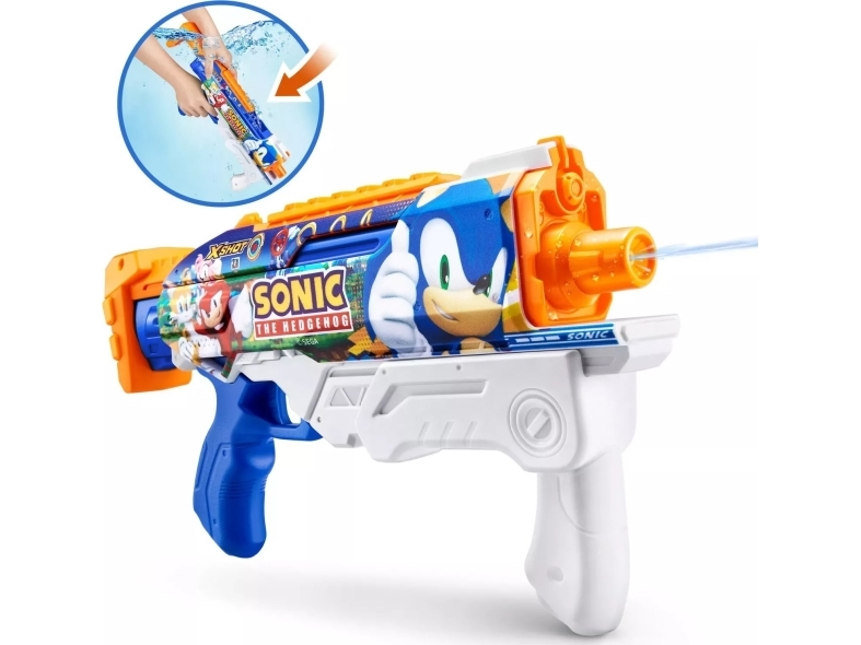 XShot XSHOT Water Rifle Fast-Fill Skins Sonic, assorteret, 118107