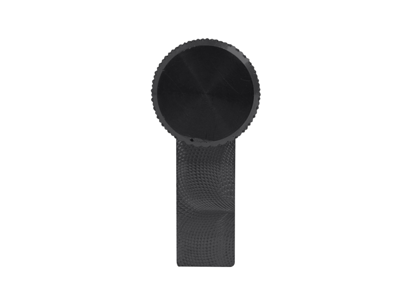 HOME It® Möbelknopp Ø25x50 mm med räfflat grepp, matt svart, 2 st. | Huset - Inredning - Grepp | GameStuff