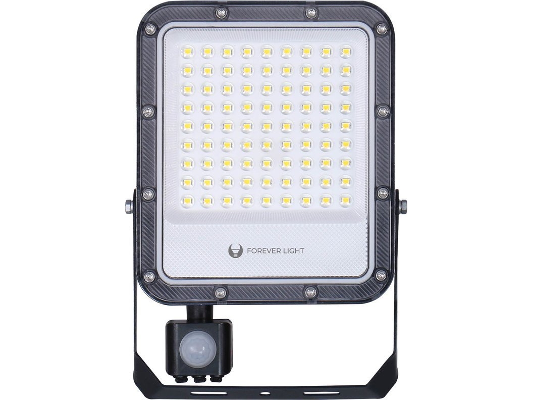 Telforceone Led-Wandleuchte Proxim+ 50W 4000K 7500Lm Pir 230V Ip65 Forever Light 150Lm/W 5 Jahre Garantie