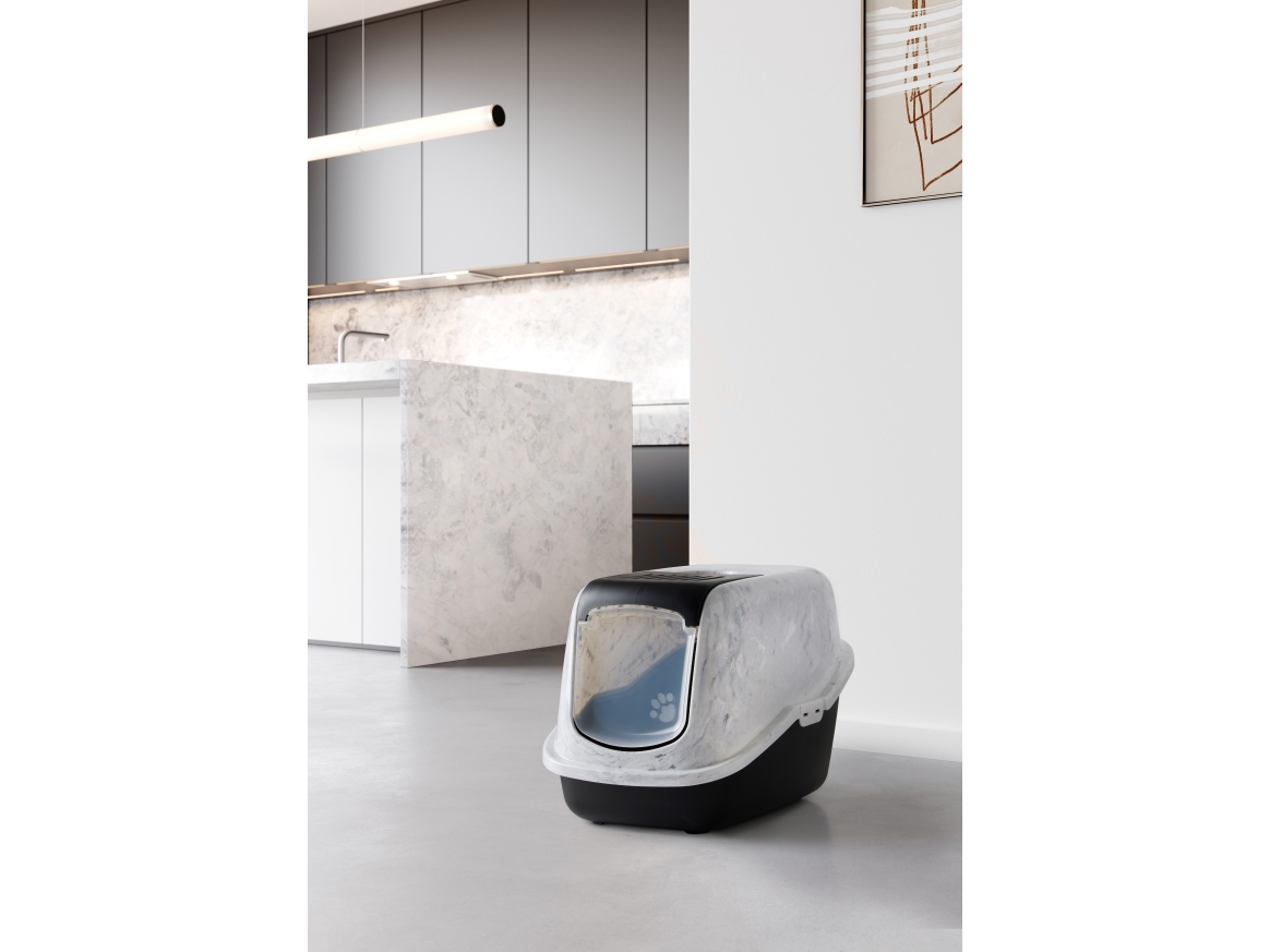 Savic Nestor Marble grey-black | Sällskapsdjur - Katt - Kattlåder | GameStuff