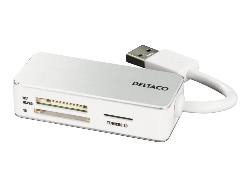 Deltaco Ucr-147 - Kartenleser (Ms Pro, Ms Pro Duo, Transflash, Sdhc, Microsdhc) - Usb 3.0