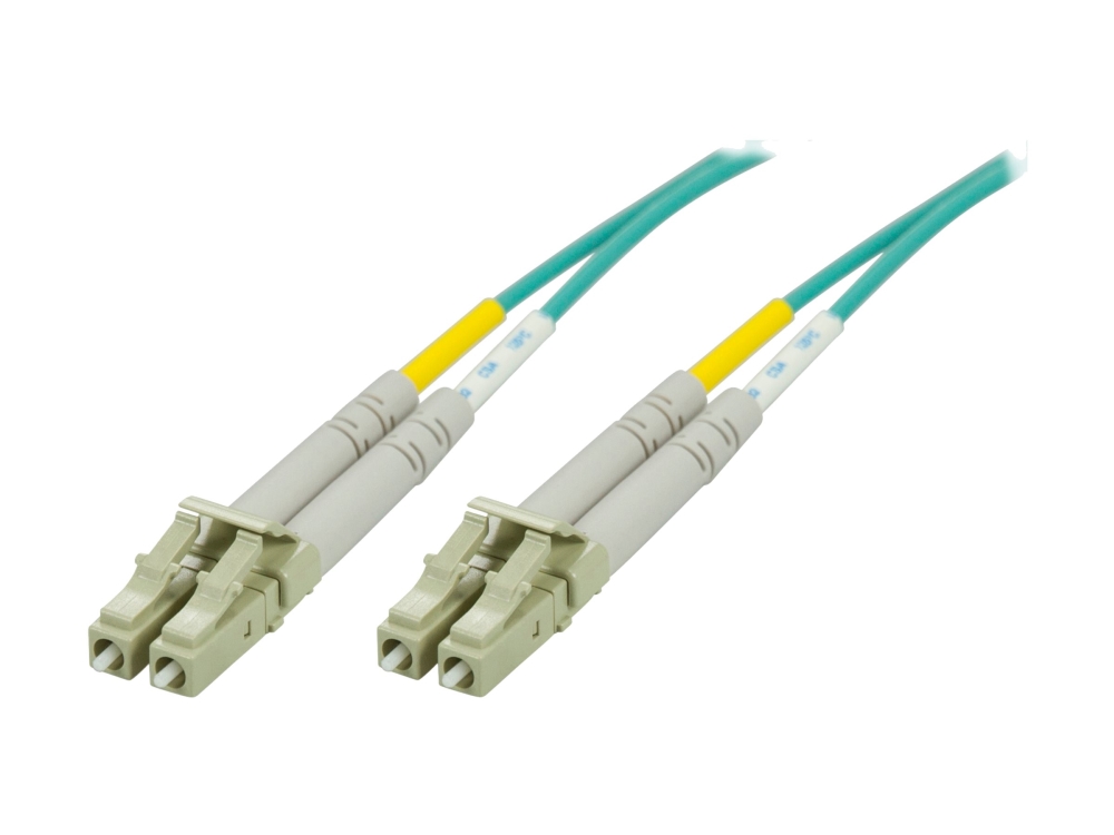 Deltaco - Netværkskabel - Lc Multimodus (Han) Til Lc Multimodus (Han) - 2 M - 2 M. - Fiberoptik - 50 / 125 My - Om3