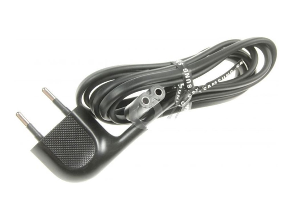 Samsung - Strömkabel - 2 poler vinklad till Typ F vinklad - 250 V - 2.5 A - 1.5 m - Europa | Vitvaror - Vitvaror tillbehör | GameStuff