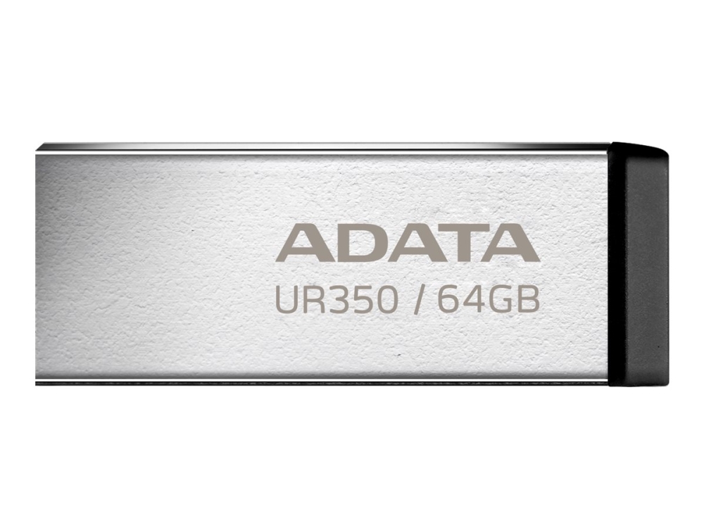 ADATA UR350 - USB flash-enhet - 64 GB - USB 3.2 Gen 1 - svart, nickel | Datorkomponenter - Hårddisk & Lagring - USB-minnen | GameStuff