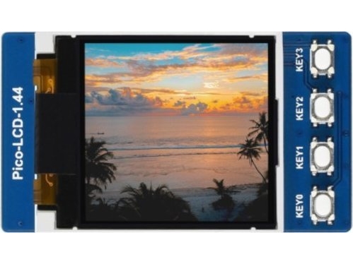 TFT LCD-skärm 1,44 128x128 px SPI 65K RGB för Raspberry Pi Pico, Waveshare 19576