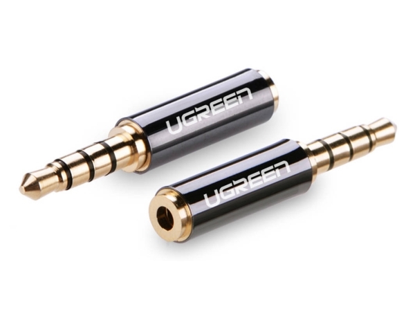 Ugreen 20502 Adapter/Adapter Von 2,5 Mm Mikroklinke Auf 3,5 Mm Miniklinke (Schwarz)