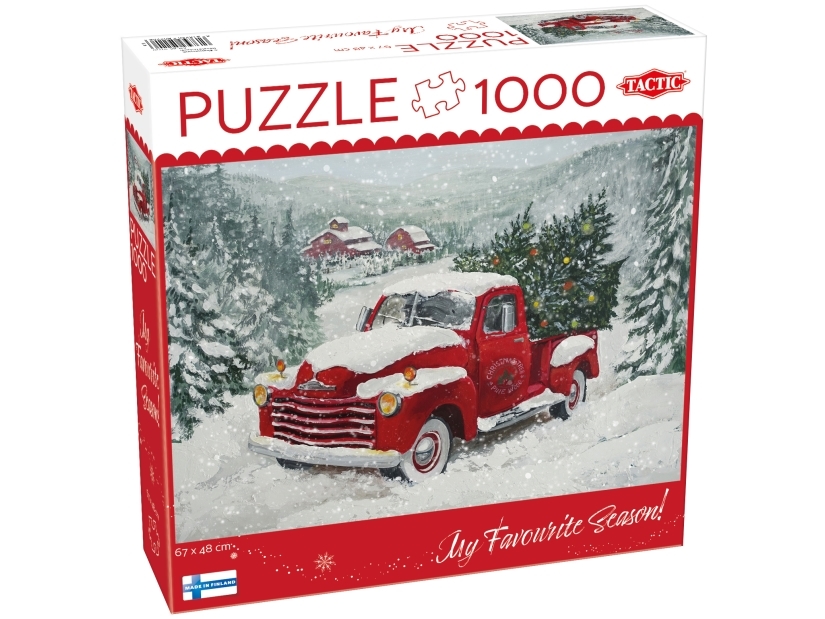 Tactic Puzzle Lovers Christmas Tree Truck 1000 pcs puzzle | Leksaker - Spel - Pussel | GameStuff