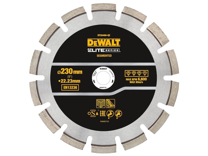 DEWALT DIAM.SEG. 230mm ELITE ASFALT/BETON-TARGET | Elverktyg - Sågblad - Diamantblad | GameStuff