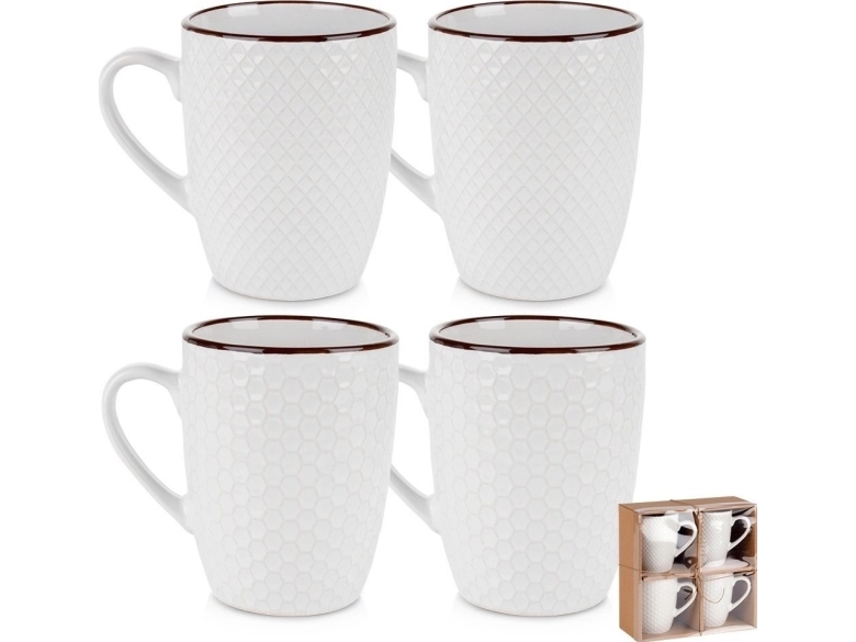 Keraminių Puodelių Rinkinys Vilde 400 Ml, 4 Vnt.