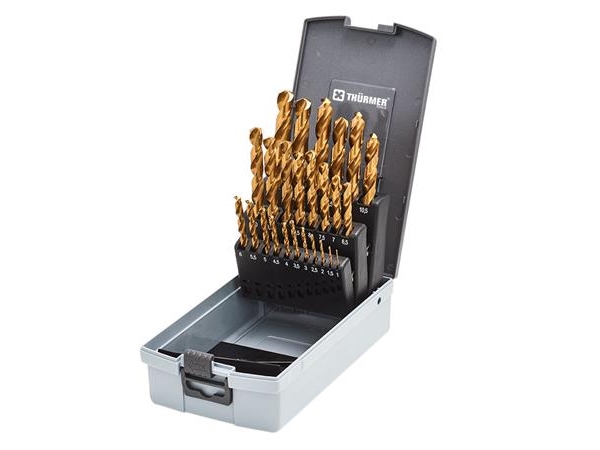 Thurmer Tools HSS-TIN borrsats 1-13X0,5 PRO | Elverktyg - Tillbehör - Diverse Borr | GameStuff