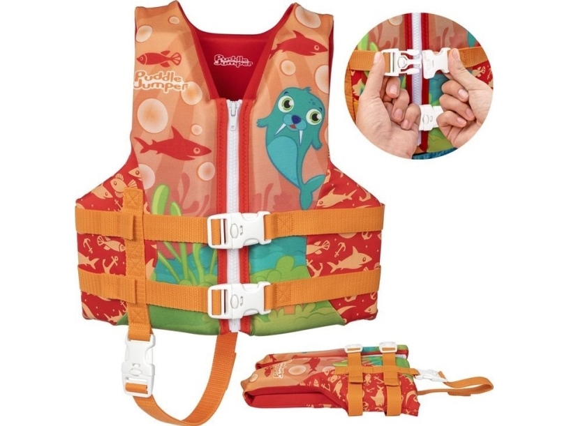 Bestway pelastusliivi, punainen/oranssi, 56 cm, 19-30kg