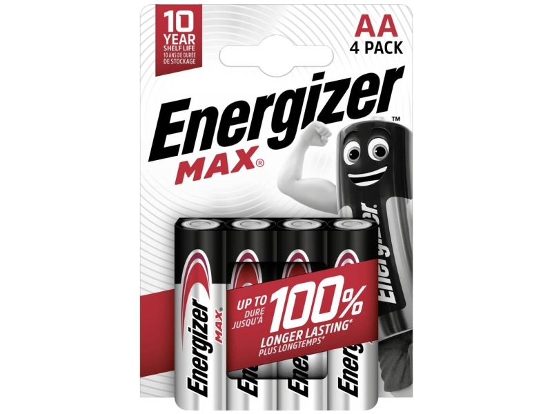 Energizer Max – Aa, Einwegbatterie, Aa, Alkali, 4 Stück(E)