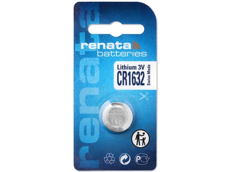 Renata CR1632 (1 Stk.) - Litium Knapcelle | EL Artiklar - Batteri - Knappcell batteri | GameStuff