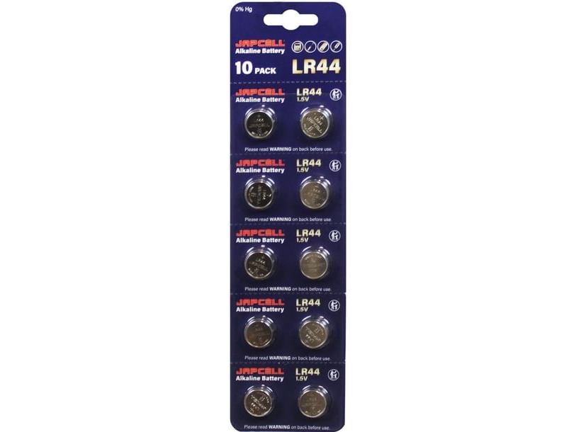 Japcell Alkaline LR44 batterier - 10 stk. | EL Artiklar - Batteri - Knappcell batteri | GameStuff
