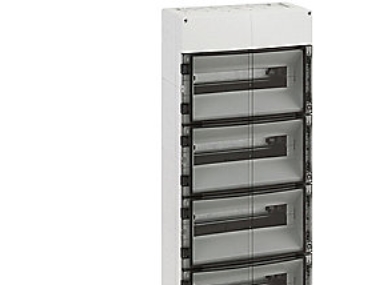 Spelsberg AKe 48 - Gruppetavle, IP55, IK07, Med skinne, 4 Rækker, 48 Moduler