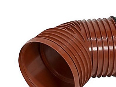 PP-bøjning 45gr. 250mm - Pragma med 1 muffe og tætn.ring. NPM. EN13476-3. Pipelife