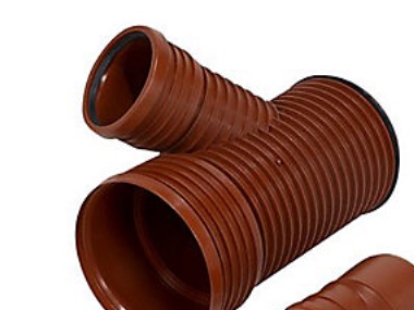 PP-grenrør 45gr. 250x110mm - Pragma med afgrening til glat rør. NPM. EN13476-3. Pipelife