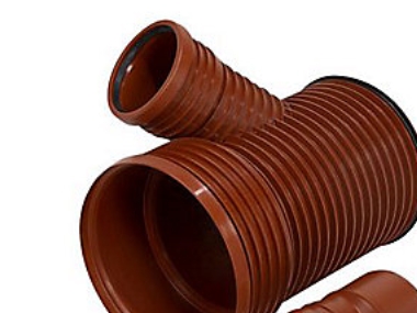 PP-grenrør 45gr. 315x110mm - Pragma med afgrening til glat rør. NPM. EN13476-3. Pipelife