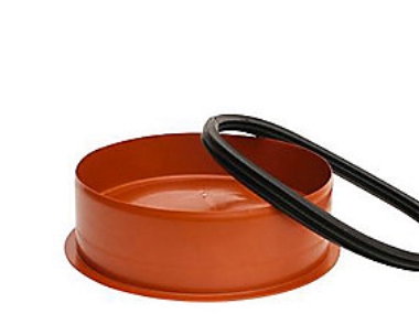 Brøndbund 425mm PP - med tætningsring. Pipelife