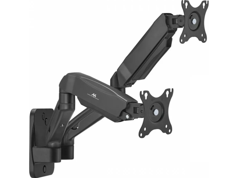 Maclean Wall Mount For Two Monitors, 17-32'', 9Kg Max, Gas Spring, Mc-988