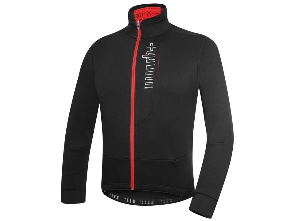 RH+ cykeljakke Beta Jersey sort-lime str. L (ICU0254)