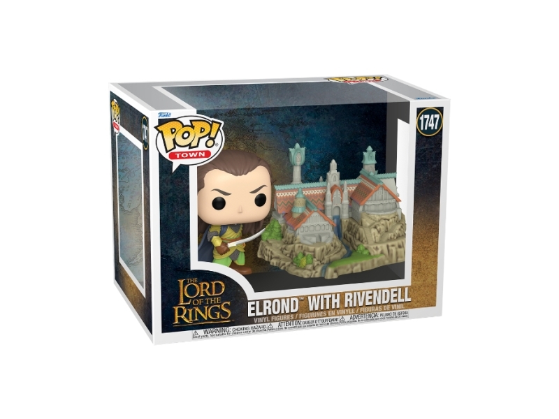 Funko Pop Town Lotr Elrond &Amp Rivendell