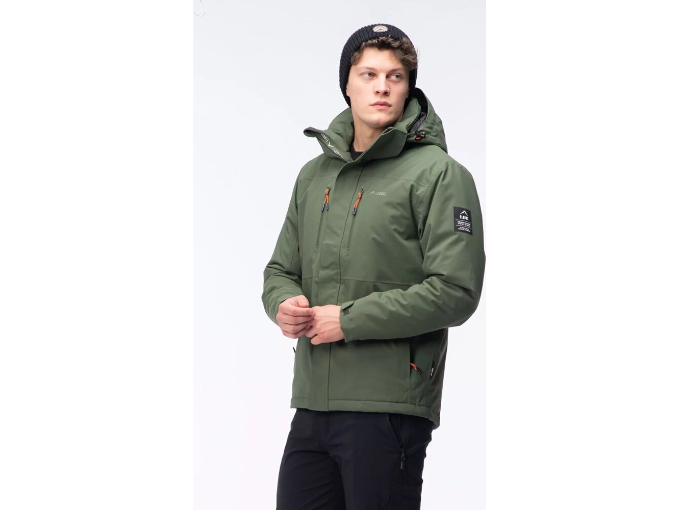 Herren Winterjacke Elbrus Meska, Wattierte Membran 20000 Mm Elbrus Dilox Größe S