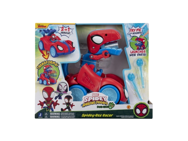 Spidey and His Amazing Friends Spidey Rex racer