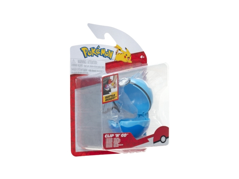 POKEMON CLIP N GO TENTACOOL WITH DIVE BALL | Andra leksaksmärken - P-R - Pokémon | GameStuff