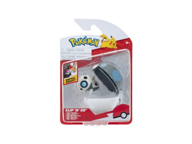 POKEMON CLIP N GO ARON WITH HEAVY BALL