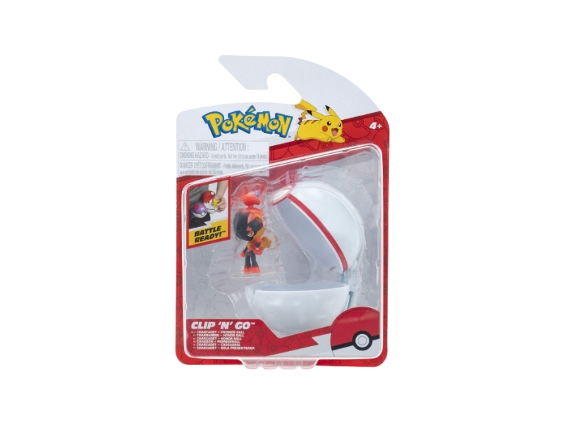 POKEMON CLIP N GO CHARCADET WITH PREMIER BALL | Lauritz Knudsen - Övrige El-artiklar (LK) - LK CLICLINE | GameStuff