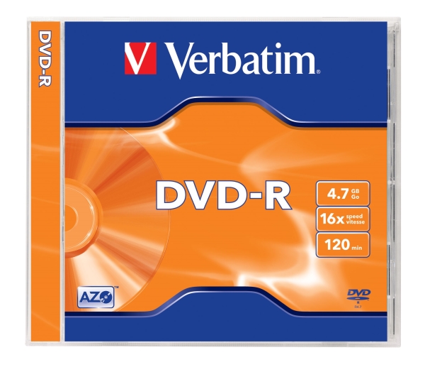 Verbatim 43518, DVD-R, 120 mm, Smykkeboks, 1 stk, 4,7 GB
