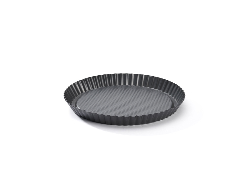 De Buyer 4707.28, Tærteform, Rund, 220 °C, Sort, Stål, 28 Cm
