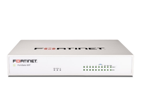 Fortinet FortiGate 60F, 10 Gbit/sek., 0,9 Gbit/sek., 1400 Mbit/s, 4 µs, 63,8 BUT/t, 256-bit AES, HTTPS, IPSec, SHA-256, SSL/TLS