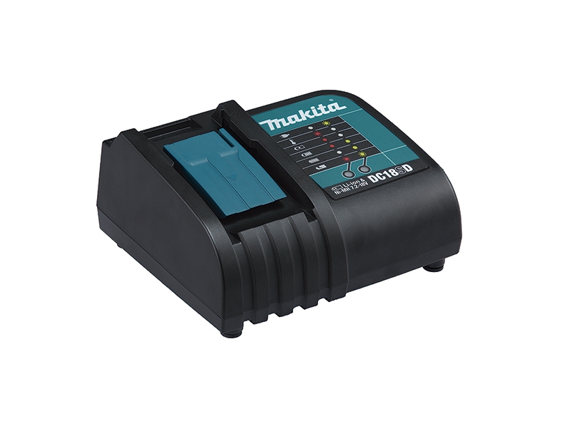 Original Makita DC18SD Battery Charger LXT ®DC18SD - Charger for 14,4V and 18V Li-ion batteries (Li–ion • 14,4 – 18V • DC18SD) | Elverktyg - Batteri & Laddare - Batteri till Prof | GameStuff