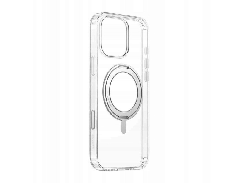 Magnetic Case With Stand Baseus Skyring 360° Ip16 Pro (Transparent)