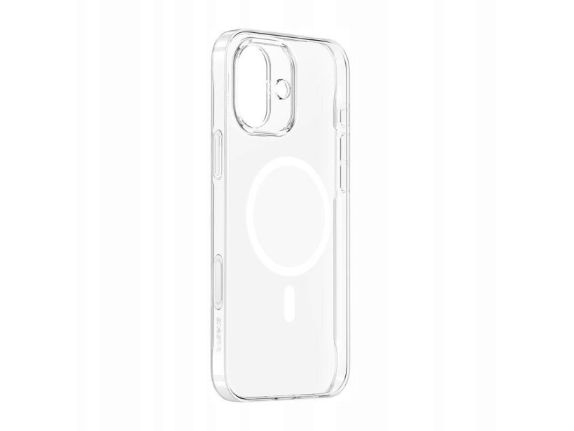 Baseus TouchButton Magnetic Phone Case for iPhone 16 - Transparent