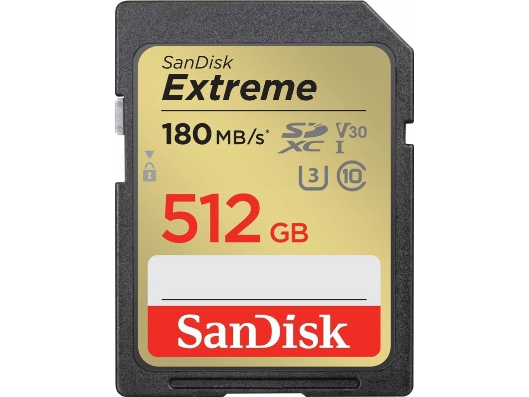 Sandisk Extreme - Flashhukommelseskort - 512 Gb