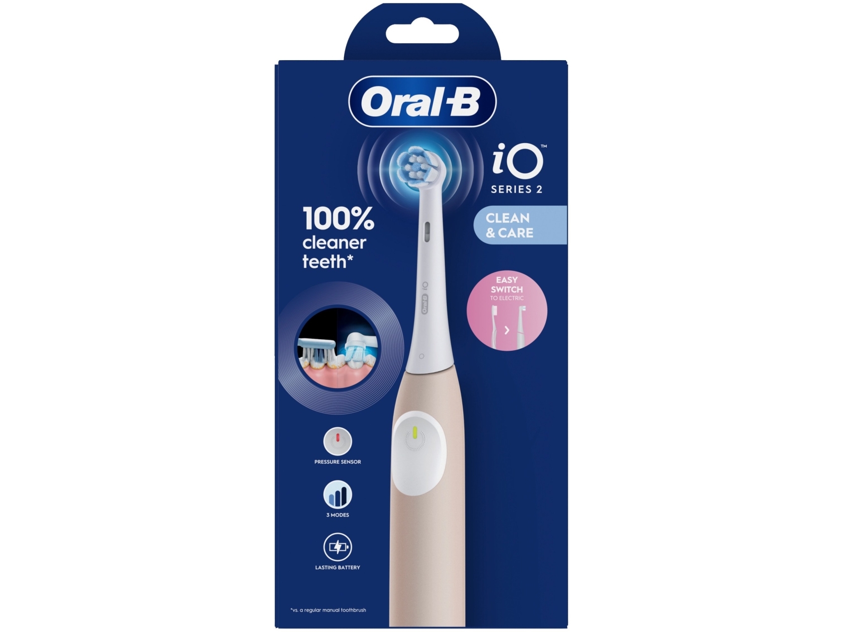 Oral-B iO 2 elektrisk tandborste Pink | Hälsa - Tandvård - Elektrisk tandborste | GameStuff