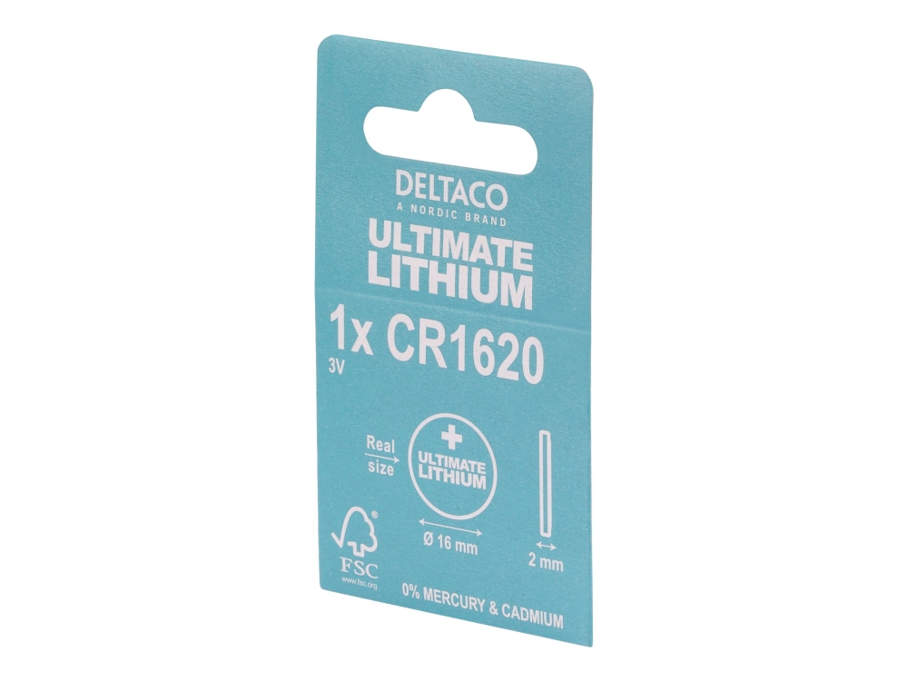 Deltaco Ultimate - Batterien Cr1620 - Li - 75 Mah