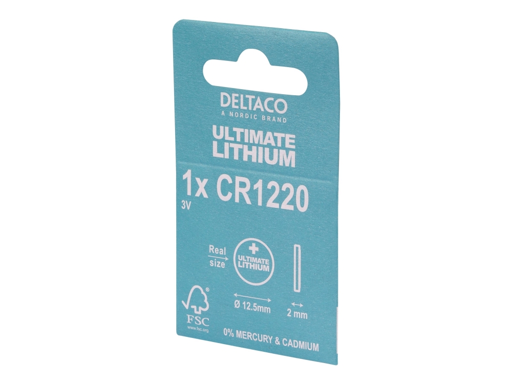 Deltaco Ultimate - Batterien Cr1220 - Li - 40 Mah