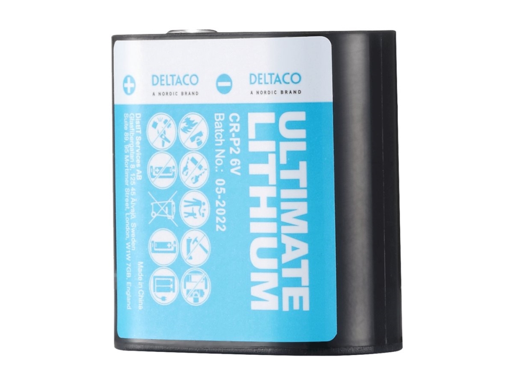 DELTACO Ultimate - Batteri CR-P2 - Li - blå | Datortillbehör - Laddare & Batterier - Övriga batterier | GameStuff