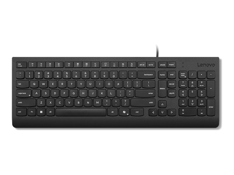 Lenovo 4Y41r64633, Volle Größe (100%), Kabelgebunden, Usb, Plunger Key Switch, Schwarz