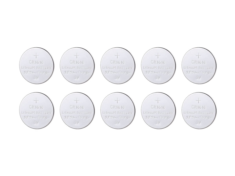 Deltaco Ultb-Cr1616-10P, Einwegbatterie, Cr1616, Lithium, 3 V, 10 Stück(E), Blau